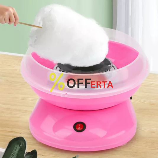 Aparat De Facut Vata De Zahar Cotton Candy, FAINTEC, Lingura, 10 x bete, Picioruse anti-alunecare, Roz
