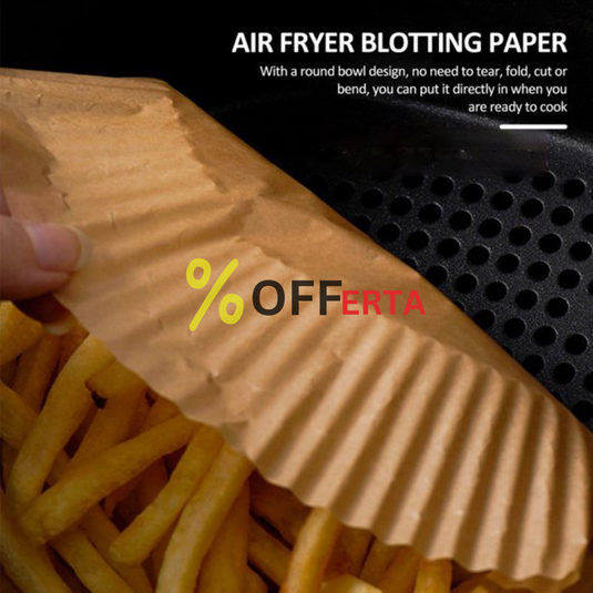 Hartie de copt pentru friteuza si tava, unica folosinta, 200 Buc