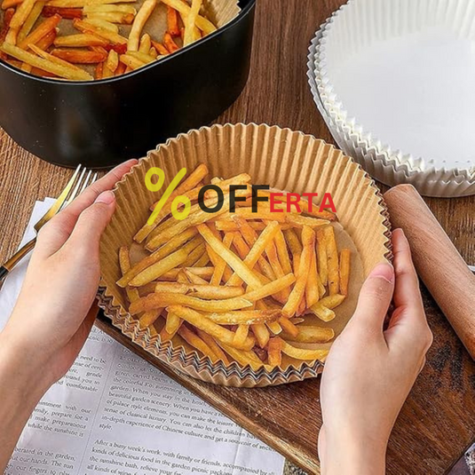 Hartie de copt pentru friteuza si tava, unica folosinta, 200 Buc