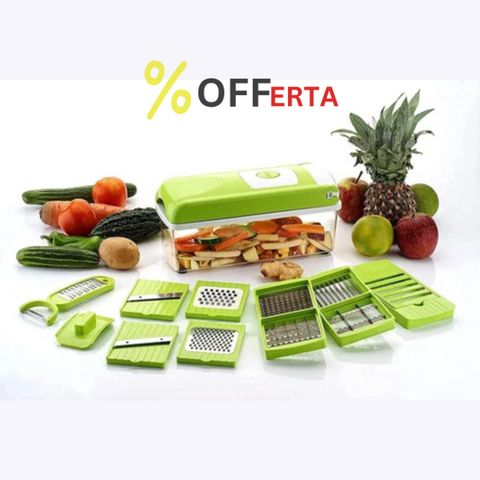 Razatoare multifunctionala, ce decojeste, marunteste, feliaza si face cuburi