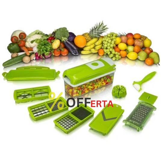 Razatoare multifunctionala, ce decojeste, marunteste, feliaza si face cuburi