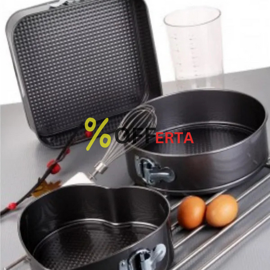 Set 3 forme pentru prajituri pentru o bucatarie