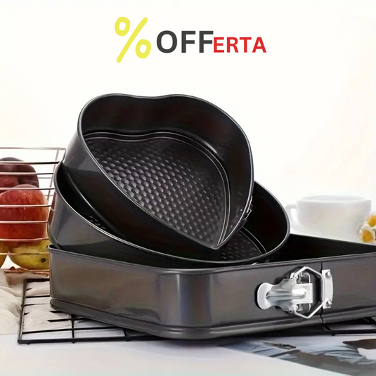 Set 3 forme pentru prajituri pentru o bucatarie
