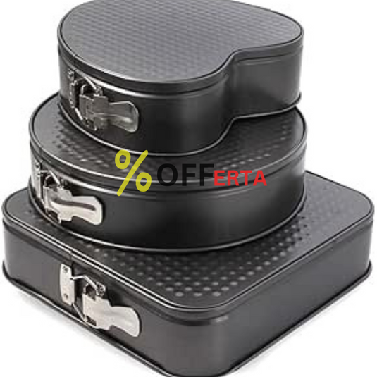 Set 3 forme pentru prajituri pentru o bucatarie