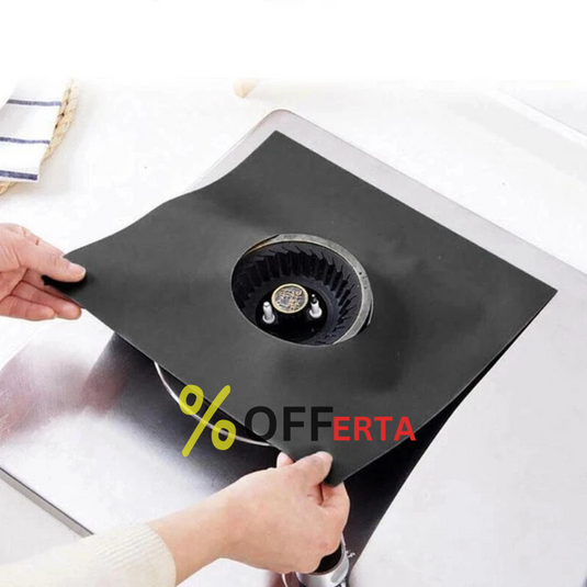 Set 5 Folii de Protectie Premium pentru Plita si Aragaz BLACK