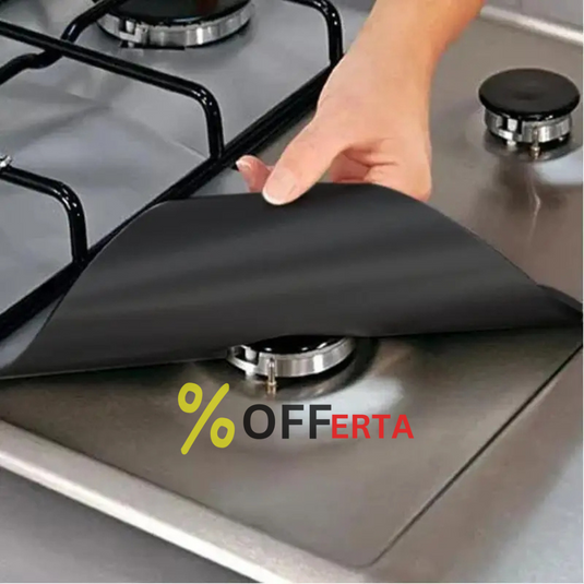 Set 5 Folii de Protectie Premium pentru Plita si Aragaz BLACK
