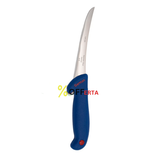 Set CUTITE INDUSTRIALE DE MĂCELARIE , 6 CUȚITE + SATÂR ȘI MASAT CADOU, calitate germană garantată!