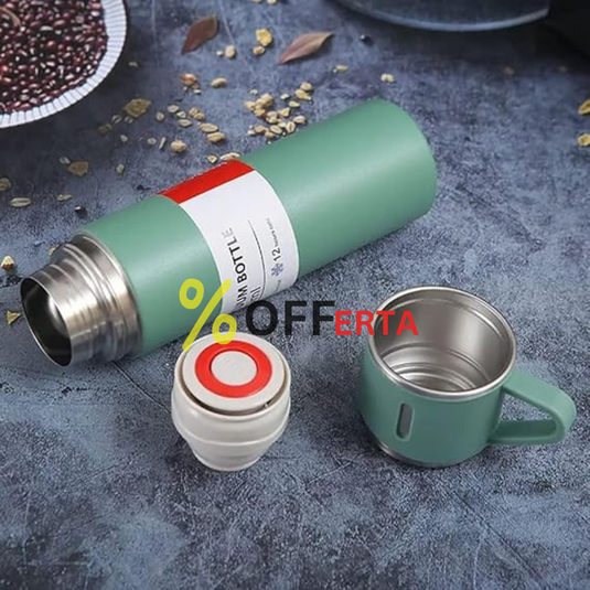 Set Termos Ecologic INOX 500 ml + 3 cesti x 150ml