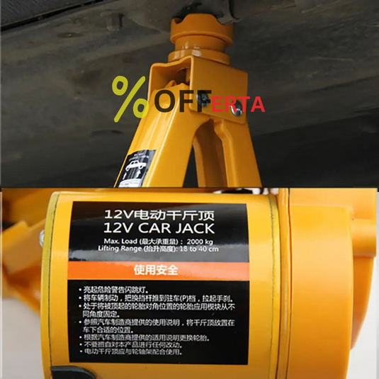 Cric hidraulic electric profesional 2T, cu compresor auto