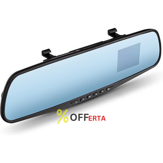 Oglinda monitor dual camera 4.3 inch pentru parcare