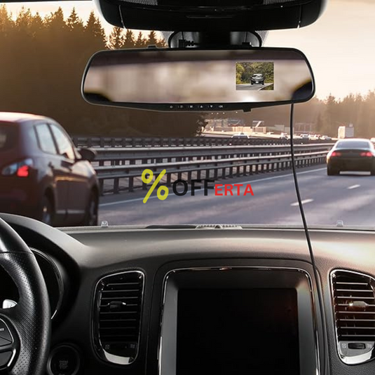 Oglinda monitor dual camera 4.3 inch pentru parcare