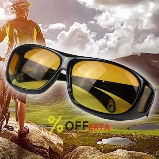 Ochelari pentru condus noaptea si in ceata + ochelari de zi