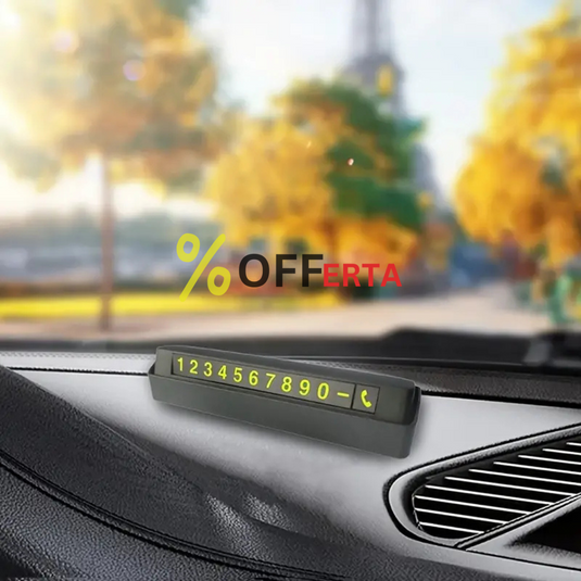 Suport numar de telefon pentru parcare temporara