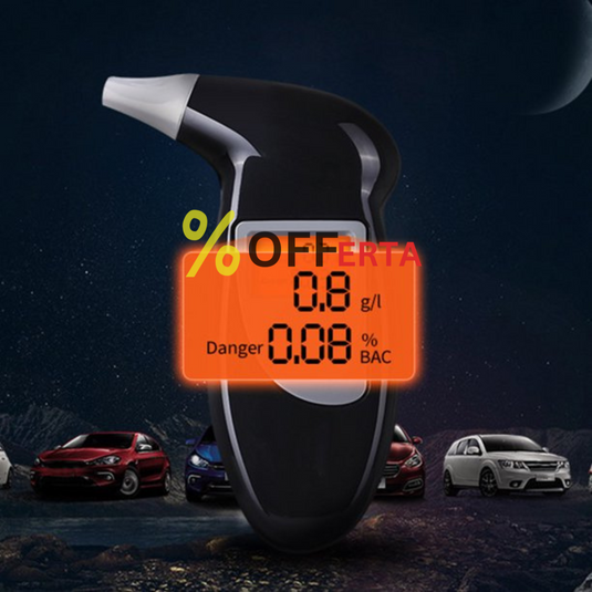 Alcooltest digital cu 4 capete de rezerva