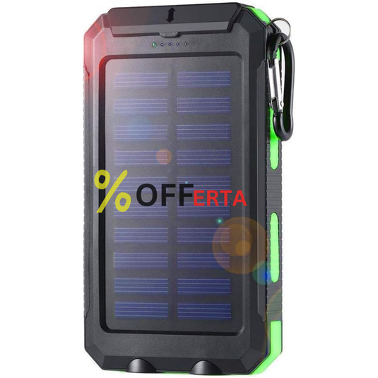 Baterie Externa cu Incarcare Solara 5000 mAh
