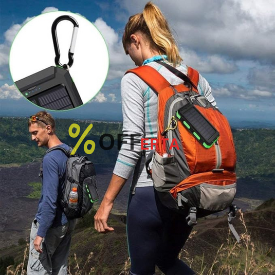 Baterie Externa cu Incarcare Solara 5000 mAh