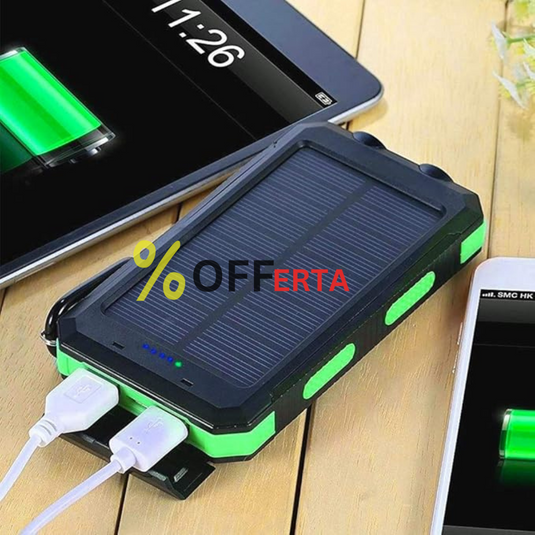 Baterie Externa cu Incarcare Solara 5000 mAh