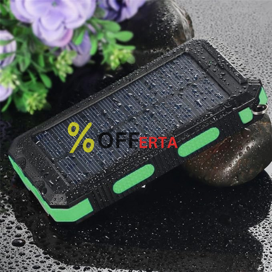 Baterie Externa cu Incarcare Solara 5000 mAh