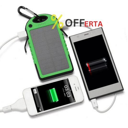 Baterie Externa cu Incarcare Solara 5000 mAh