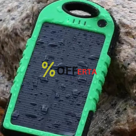 Baterie Externa cu Incarcare Solara 5000 mAh