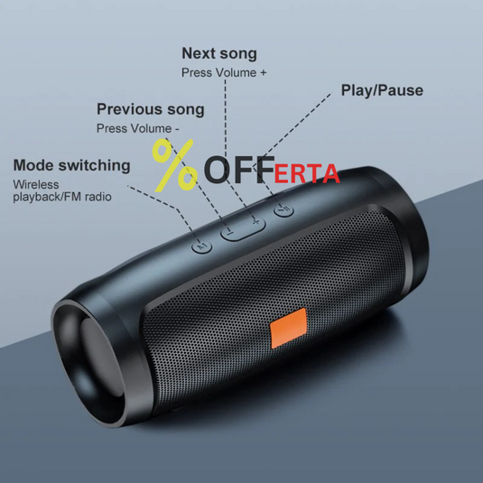 Boxa portabila cu Bluetooth, rezistenta la apa