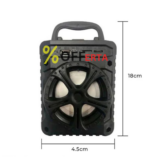 Boxa portabila cu Bluetooth,USB, Card si Led luminos