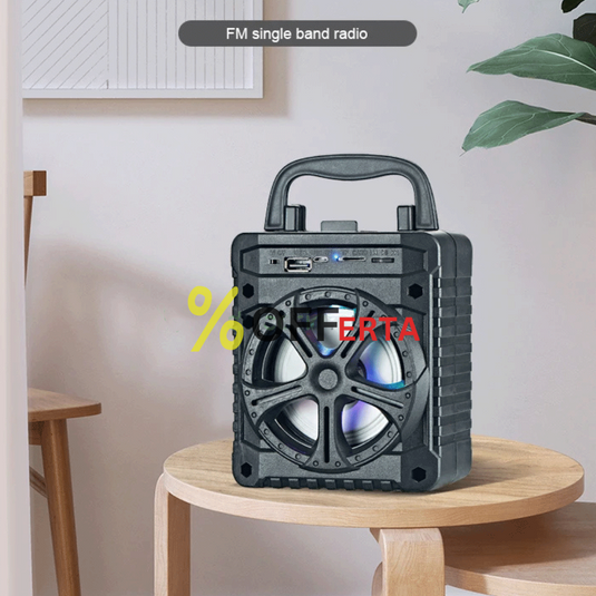 Boxa portabila cu Bluetooth,USB, Card si Led luminos