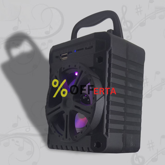 Boxa portabila cu Bluetooth,USB, Card si Led luminos