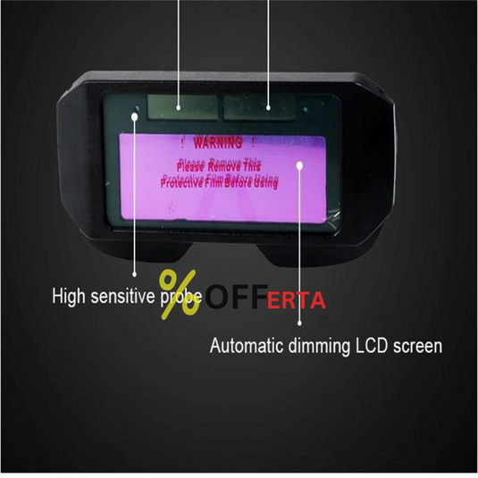 Ochelari de protectie sudura cu display LCD, cristale lichide auto-intunecare