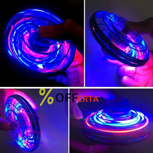 Spinner Zburator, Efect De Bumerang, Acumulator Si Leduri