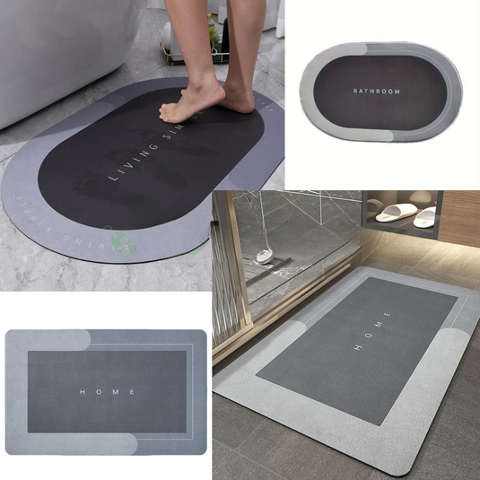 1+1 CADOU! Covoras super absorbant pentru baie cu uscare rapida SUPER PRET