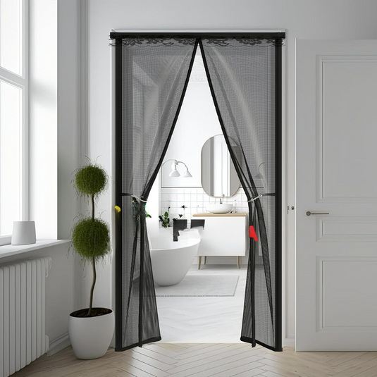 1 + 1 GRATUIT ! Perdea tip plasa cu inchidere magnetica pentru tantari, muste sau alte insecte