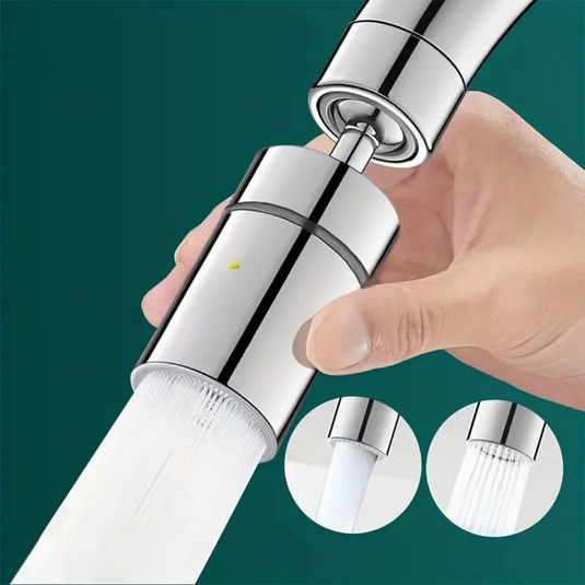 1+1 Gratuit Aerator robinet pivotant, Rotire 360°, Argintiu