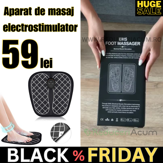 Aparat de masaj EMS pentru tălpi EMS