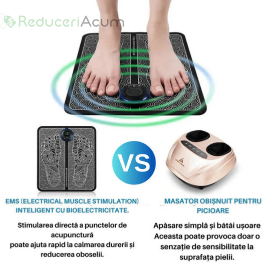 Aparat de masaj EMS pentru tălpi EMS 1+1 GRATIS