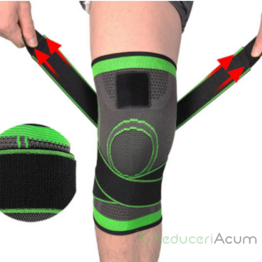 1+1 GRATUIT Genunchiera de sustinere cu compresie, pentru barbati si femei