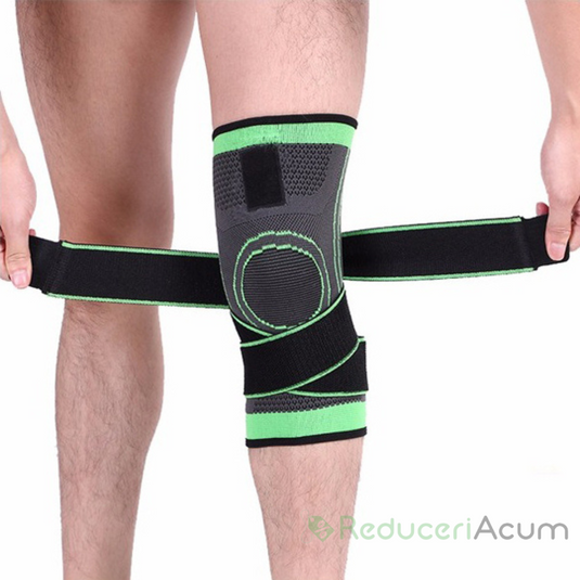 1+1 GRATUIT Genunchiera de sustinere cu compresie, pentru barbati si femei