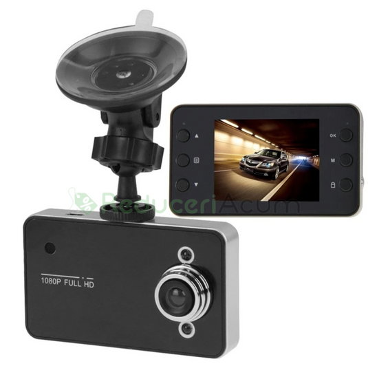 Camera auto DVR, 2.4 inch, HD, filmare noaptea