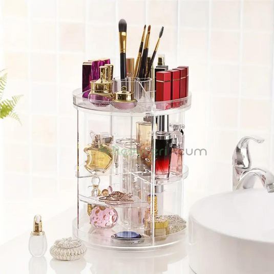 Organizator de produse cosmetice, machiaj , rotativ 360 de grade