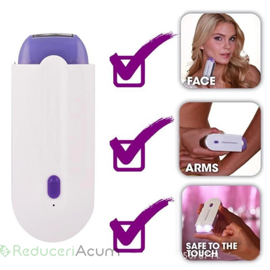 Epilator reincarcabil pentru femei, cu tehnologie