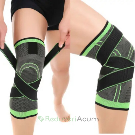 1+1 GRATUIT Genunchiera de sustinere cu compresie, pentru barbati si femei