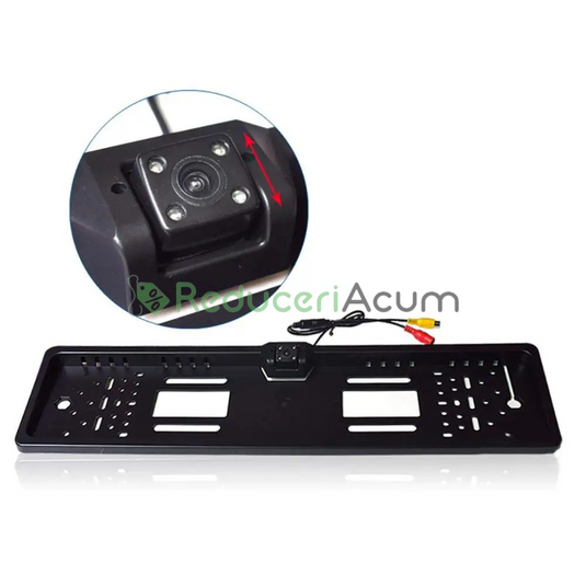 Camera video marsarier cu infrarosu cu suport numar auto inclus