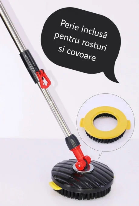 MOP ROTATIV CU PERIE CADOU SI 4 REZERVE CADOU!
