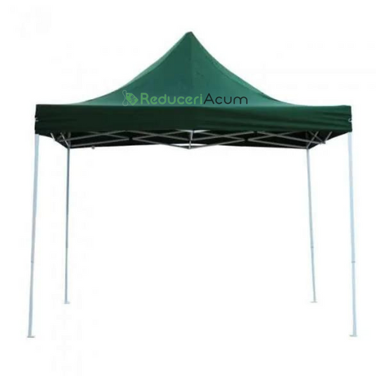 Cort albastru Pavilion 3x3m Pliabil, tip acordeon! Cadru Metal pentru Curte, Gradina, Evenimente