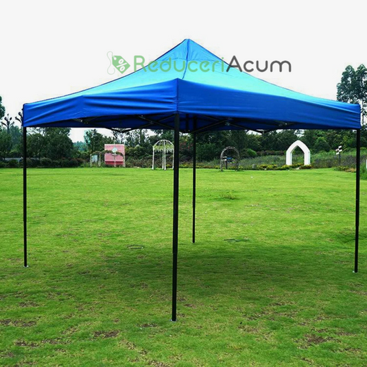 Cort albastru Pavilion 3x3m Pliabil, tip acordeon! Cadru Metal pentru Curte, Gradina, Evenimente