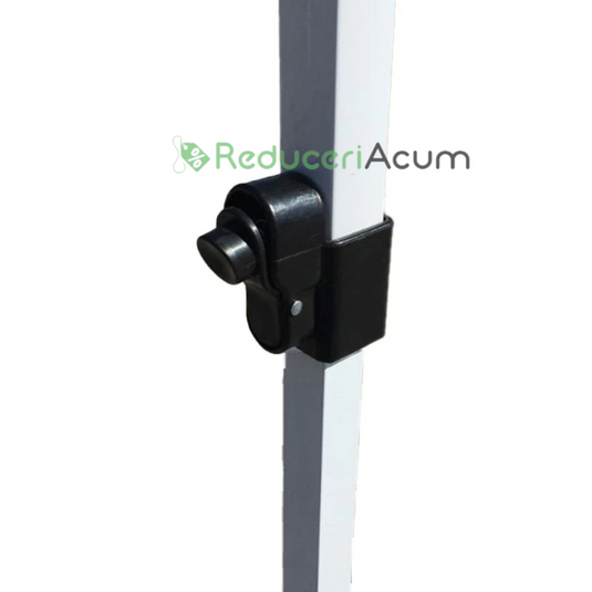 Cort albastru Pavilion 3x3m Pliabil, tip acordeon! Cadru Metal pentru Curte, Gradina, Evenimente