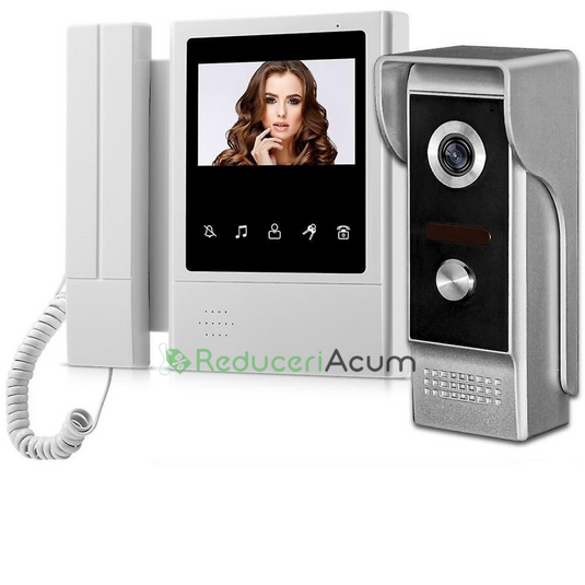 Interfon Video, Ecran 7 inch LCD,720p