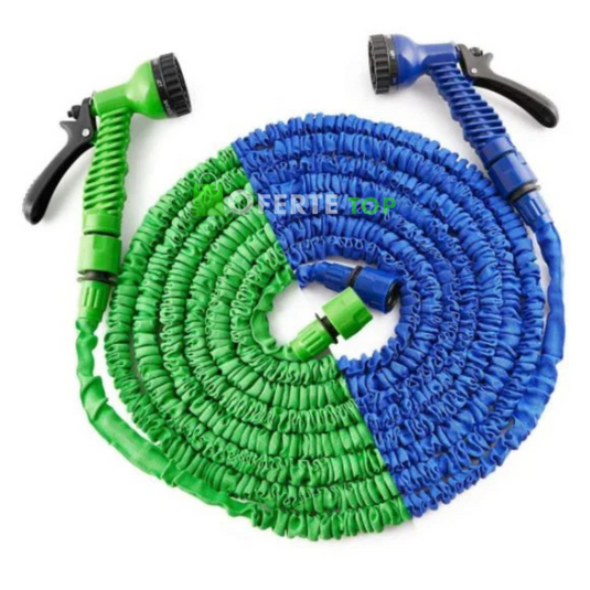 Furtunuri De Gradina 2 X 60M Extensibile 60m Cu Aparat Pentru Stropit