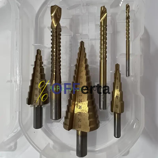 Set burghie metal, LEIH MANN, universale, 6 piese acoperite cu TITAN