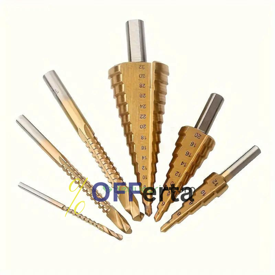 Set burghie metal, LEIH MANN, universale, 6 piese acoperite cu TITAN